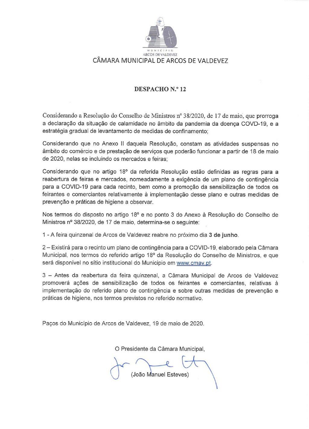 despacho n 12_feira quinzenal