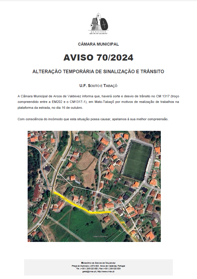 Aviso 70 2024