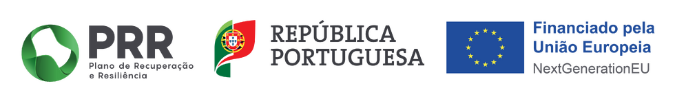 Plano de Recupera&ccedil;&atilde;o e Resili&ecirc;ncia | Rep&uacute;blica Portuguesa | Financiado pela Uni&atilde;o Europeia - NextGenerationEU